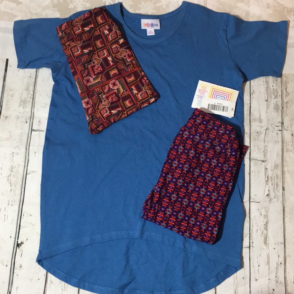 LulaRoe Gracie and 2 Leggings